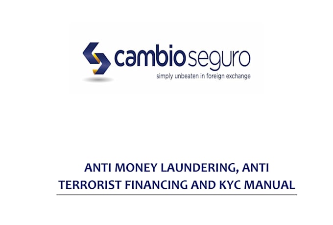 create aml compliance training material for your staff